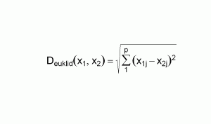 Formel der euklidischen Distanz